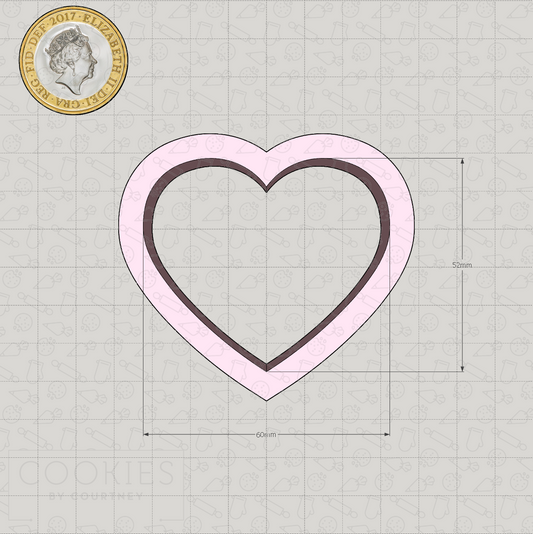 Rounded Heart Cookie Cutter