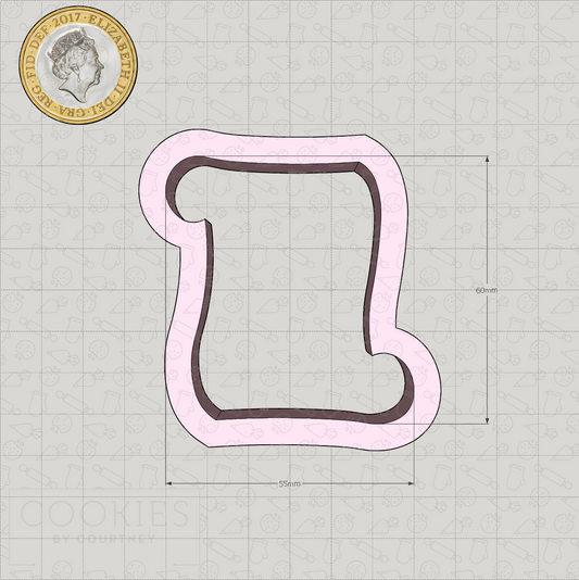 Scroll Cookie Cutter