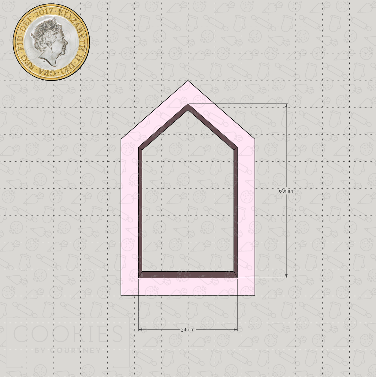 Simple House Cookie Cutter