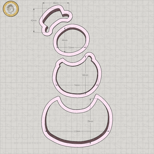 Snowman Project Cookie Cutter Set