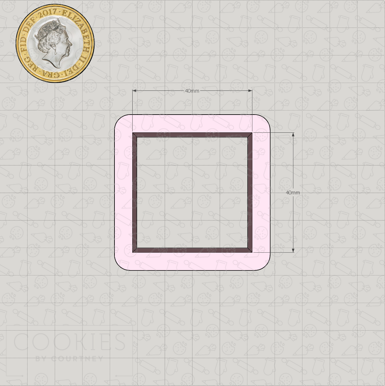 Basic Shapes - Square - Cookie Cutter