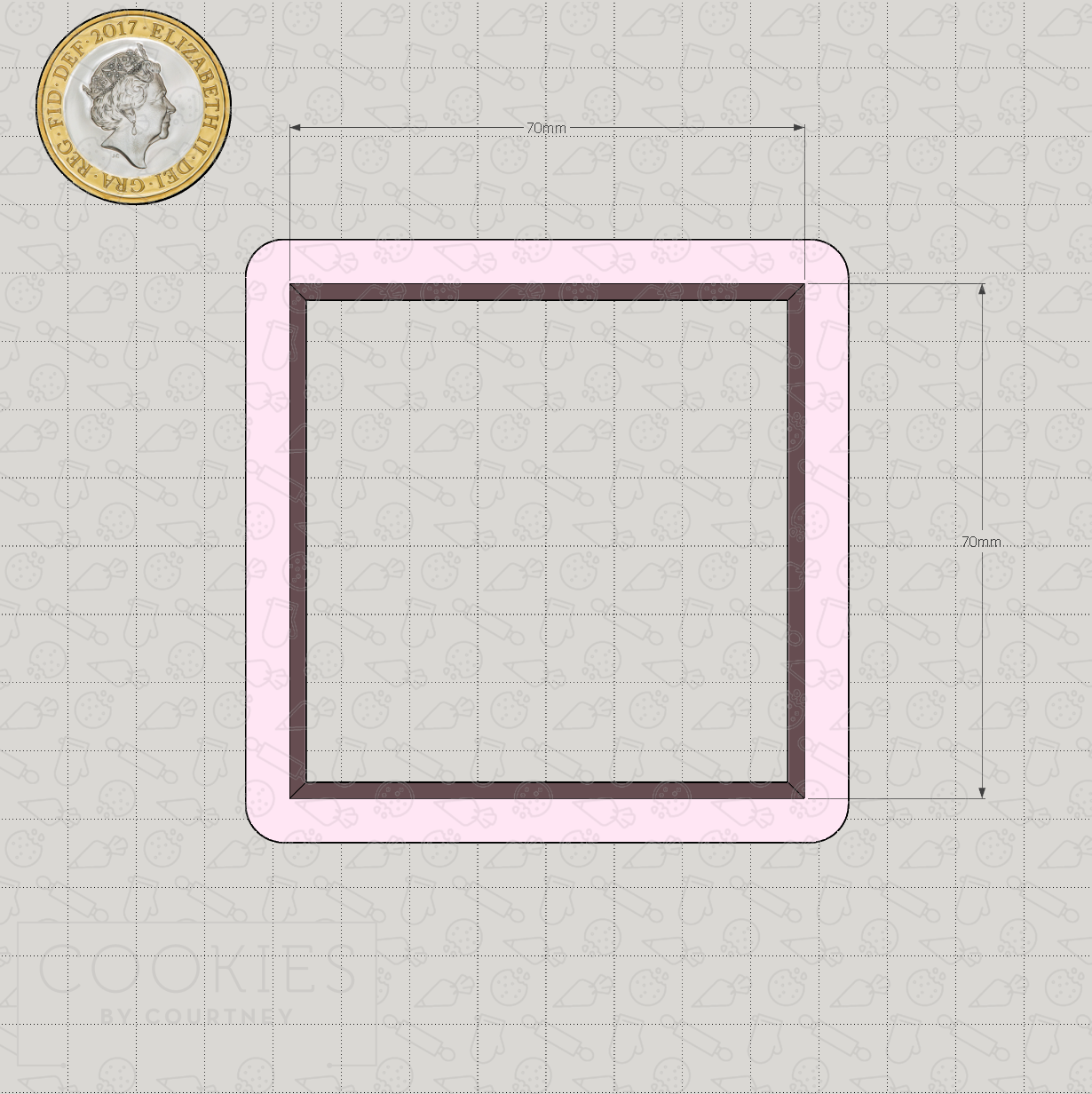 Basic Shapes - Square - Cookie Cutter