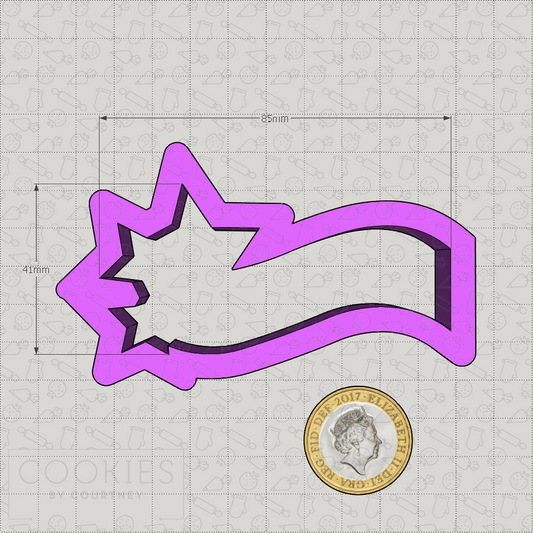 Stars with Banner Cookie Cutter