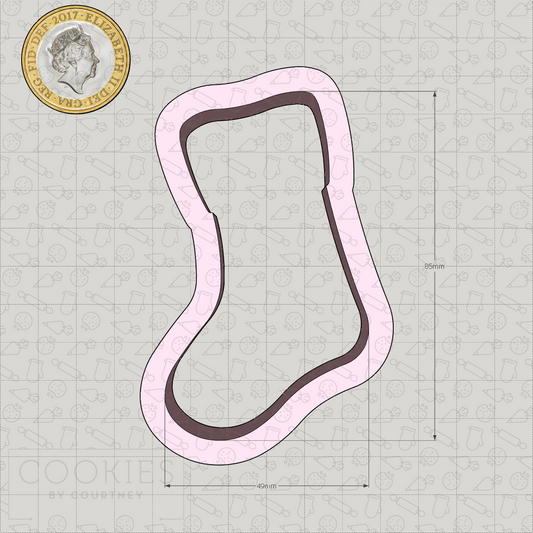 Christmas Stocking - Style 1 Cookie Cutter