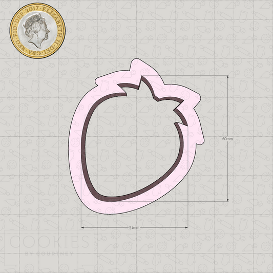 Strawberry 2 Cookie Cutter