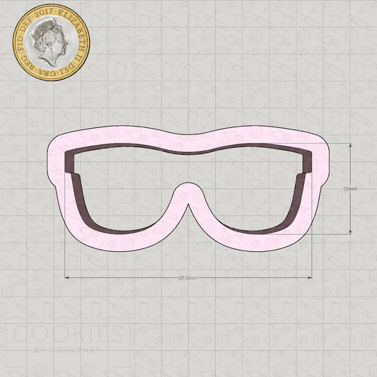 Sunglasses 2 Cookie Cutter