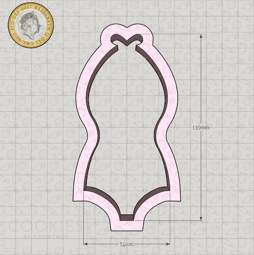 Swimsuit 1 Cookie Cutter