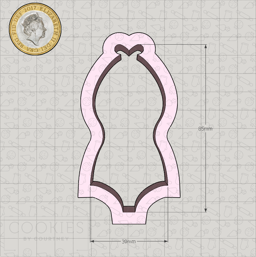 Swimsuit 1 Cookie Cutter
