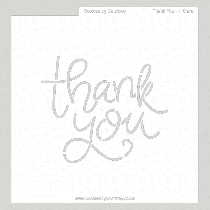 Thank You Cutter and Stencil Set