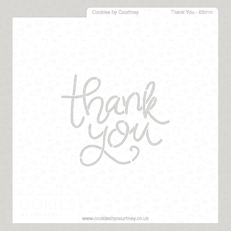 Thank You Cutter and Stencil Set