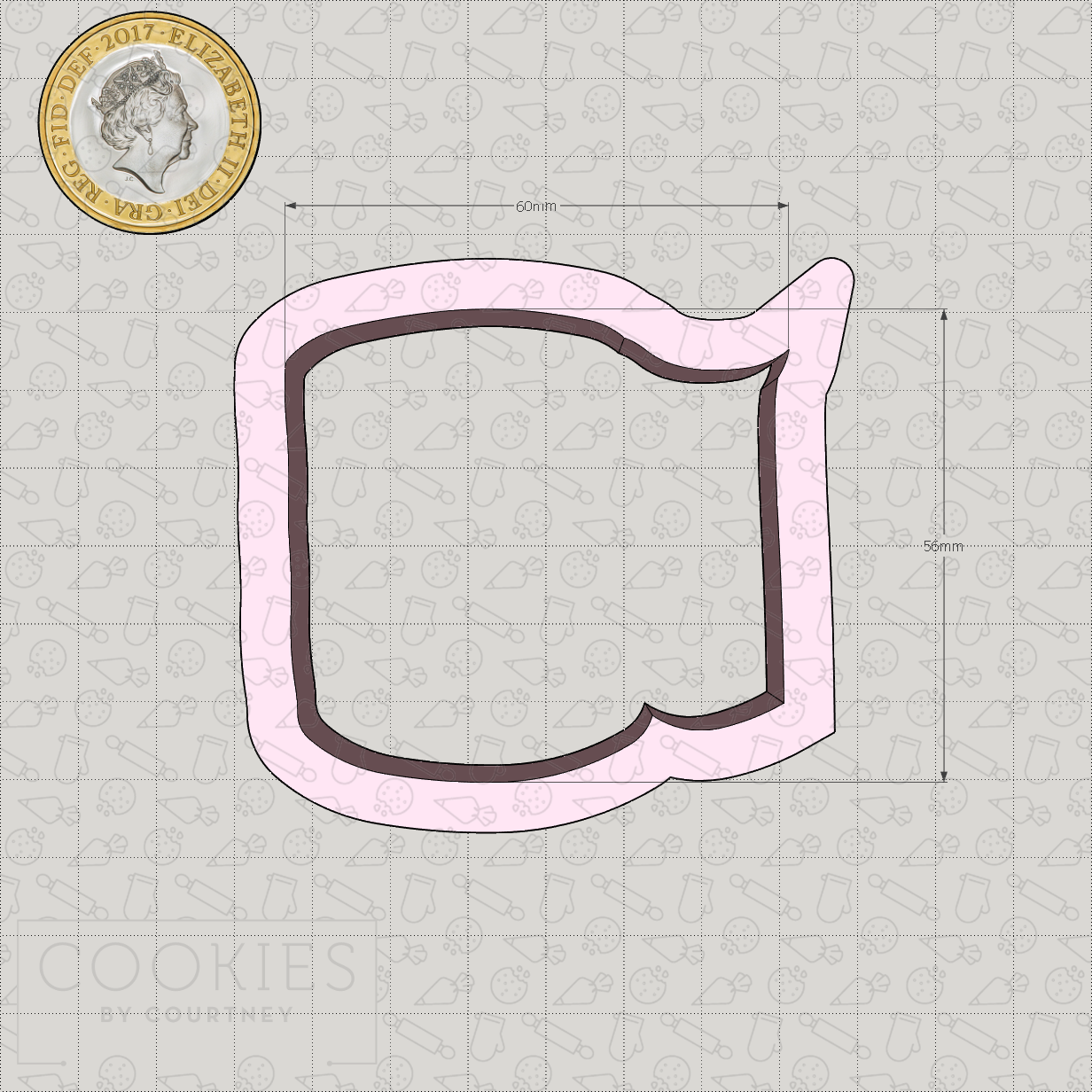 Toilet Paper Roll Cookie Cutter