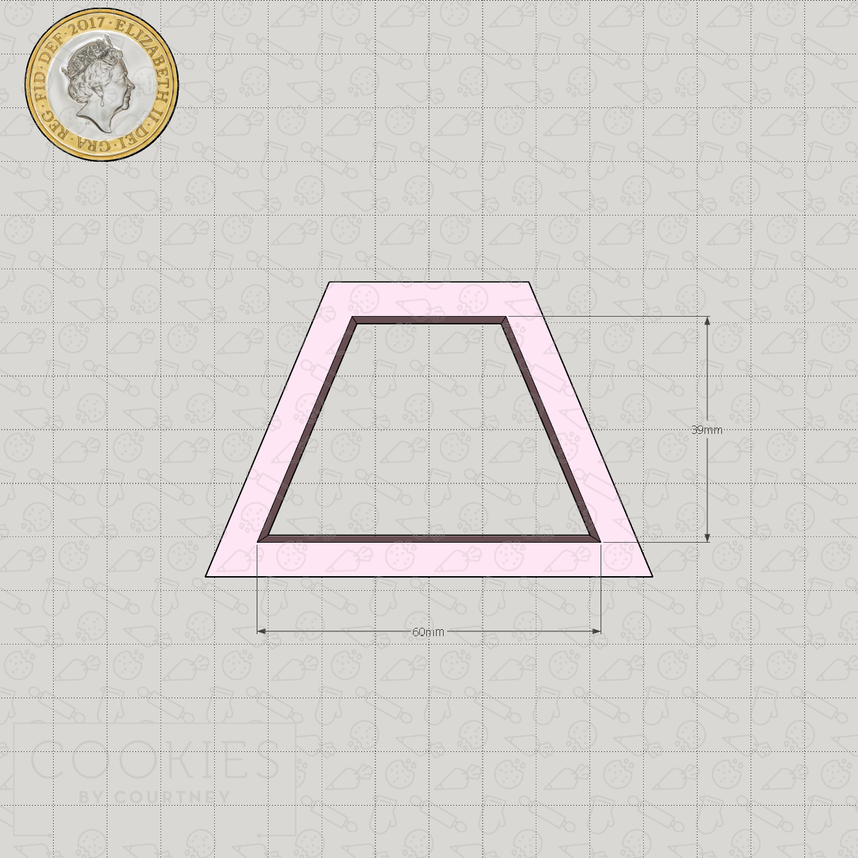 Basic Shapes - Trapezoid - Cookie Cutter