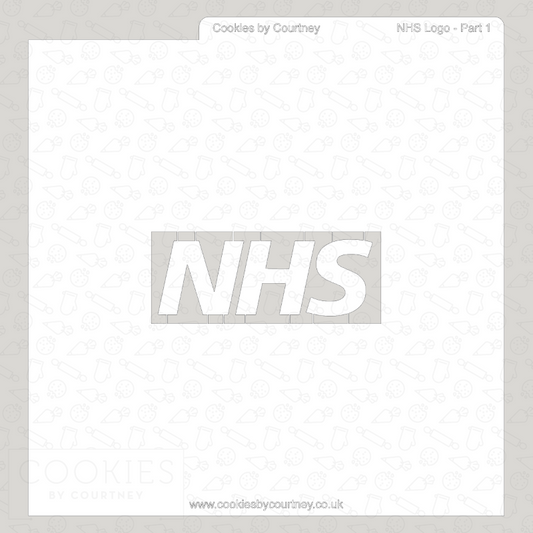 Two-Part Health Care Logo Stencil