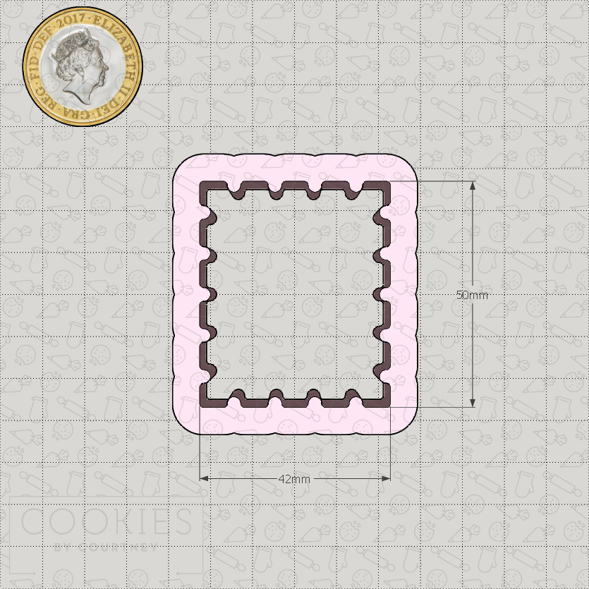 Very Vero Sweets by Design - Postage Stamp Cookie Cutter