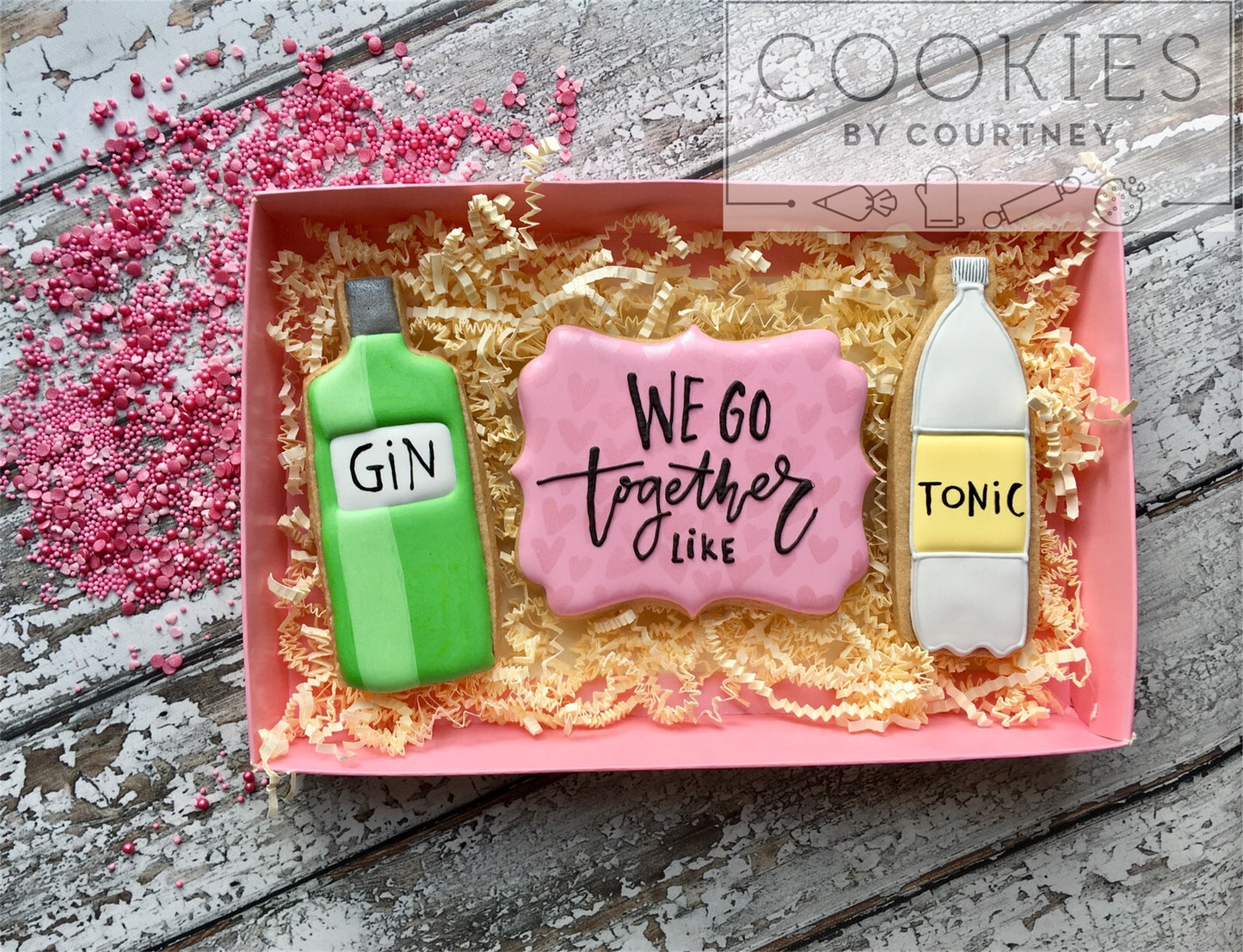 Gin and Tonic Bottles Cookie Cutter Set